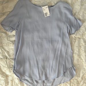 *NEW* light blue see through top. Spring vibe!
